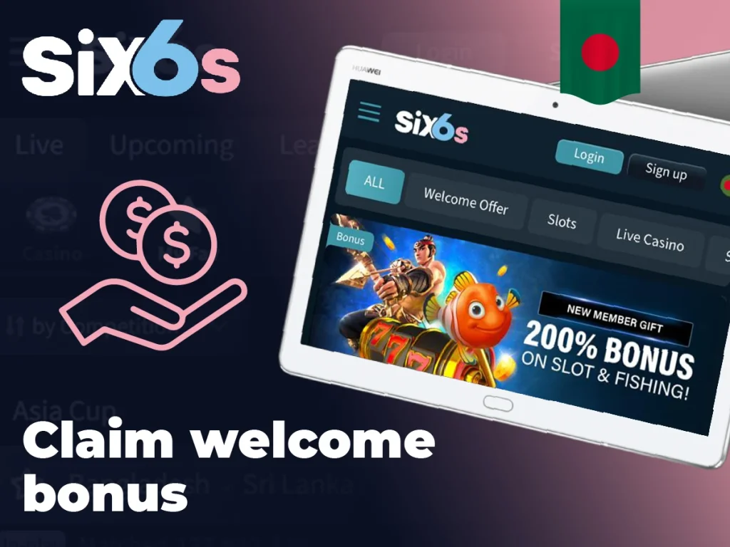 Step-by-step instructions on how to get a welcome bonus 