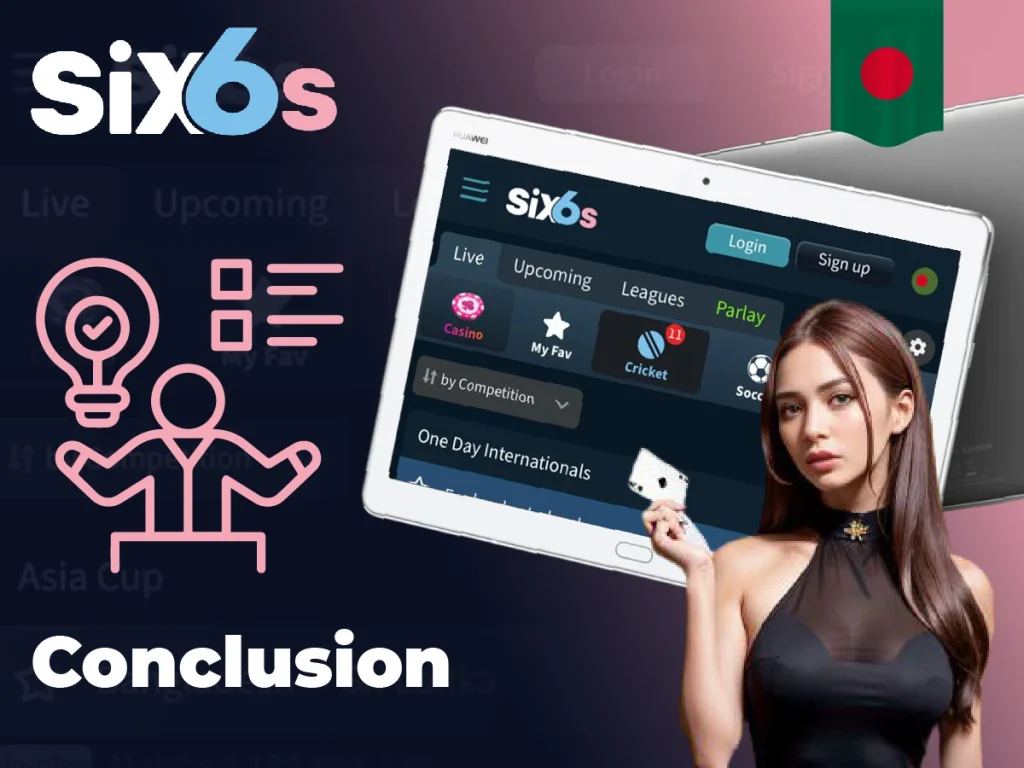 Final thoughts on the Six6s online casino review