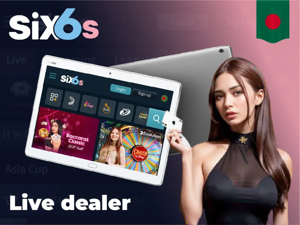 A detailed description of the most popular live dealer games at Six6s Casino